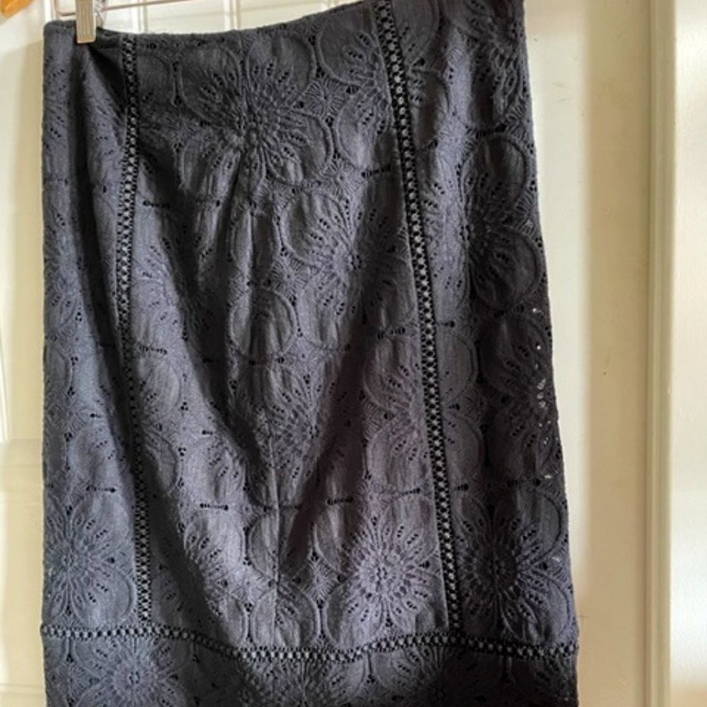 Banana Republic Black Lace Skirt